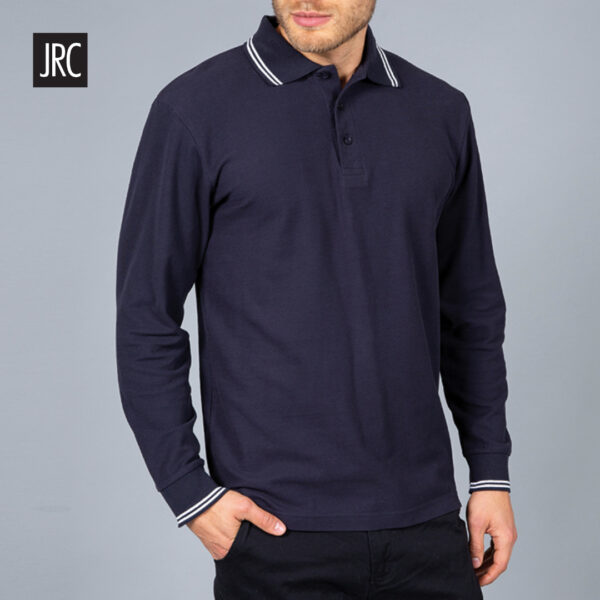 Polo New Marsiglia a manica lunga uomo James Ross