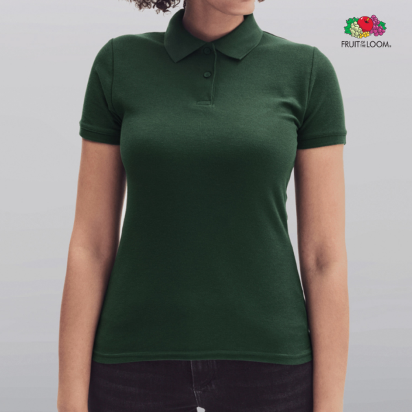 Polo a manica corta donna Fruit of the Loom