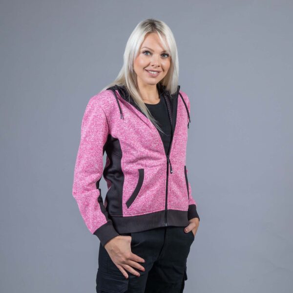 Felpa Quebec zon zip e cappuccio donna James Ross - immagine 2