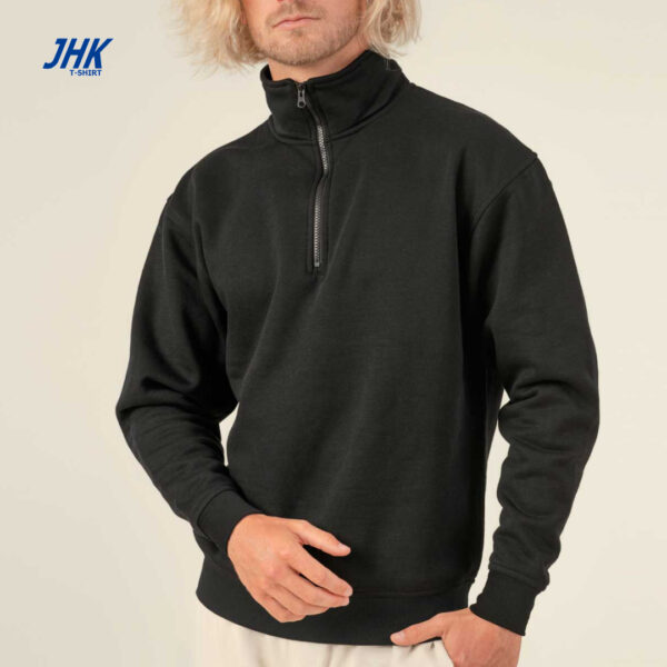 Giacca senza cappuccio con mezza zip