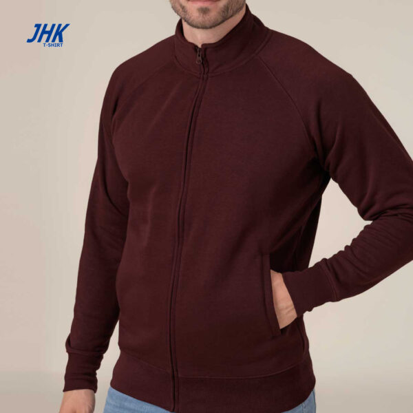 Giacca senza cappuccio con zip intera uomo JHK