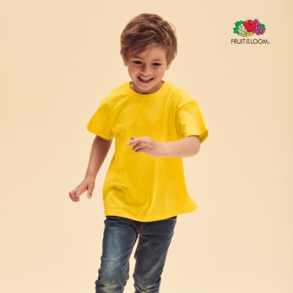 T-shirt girocollo bimbo Fruit of the Loom