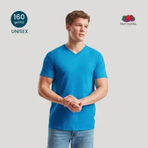 T-shirt scollo a V donna 100% cotone 145 gr/m2 JHK