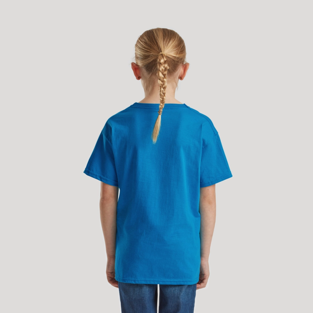T-shirt girocollo bimbo 100% cotone 165 g/m² Fruit of the Loom T-shirt girocollo bimbo 100% cotone 165 g/m² Fruit of the Loom