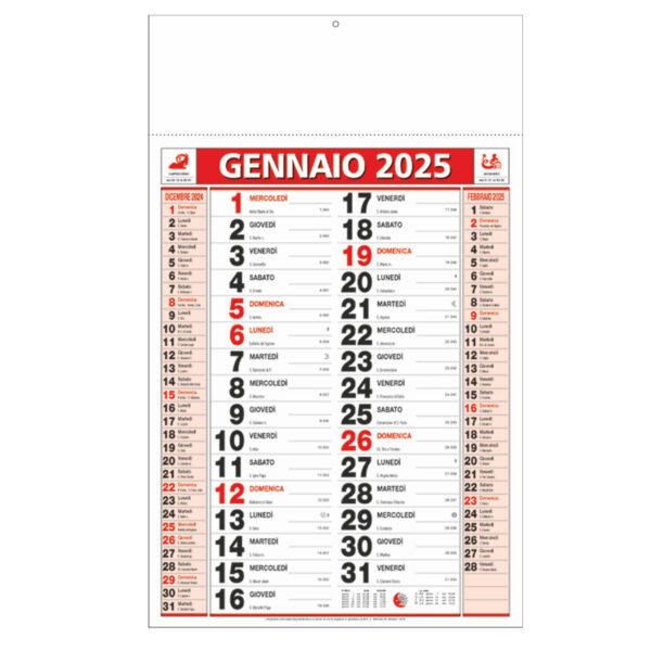 Calendario da parete olandese - immagine 3