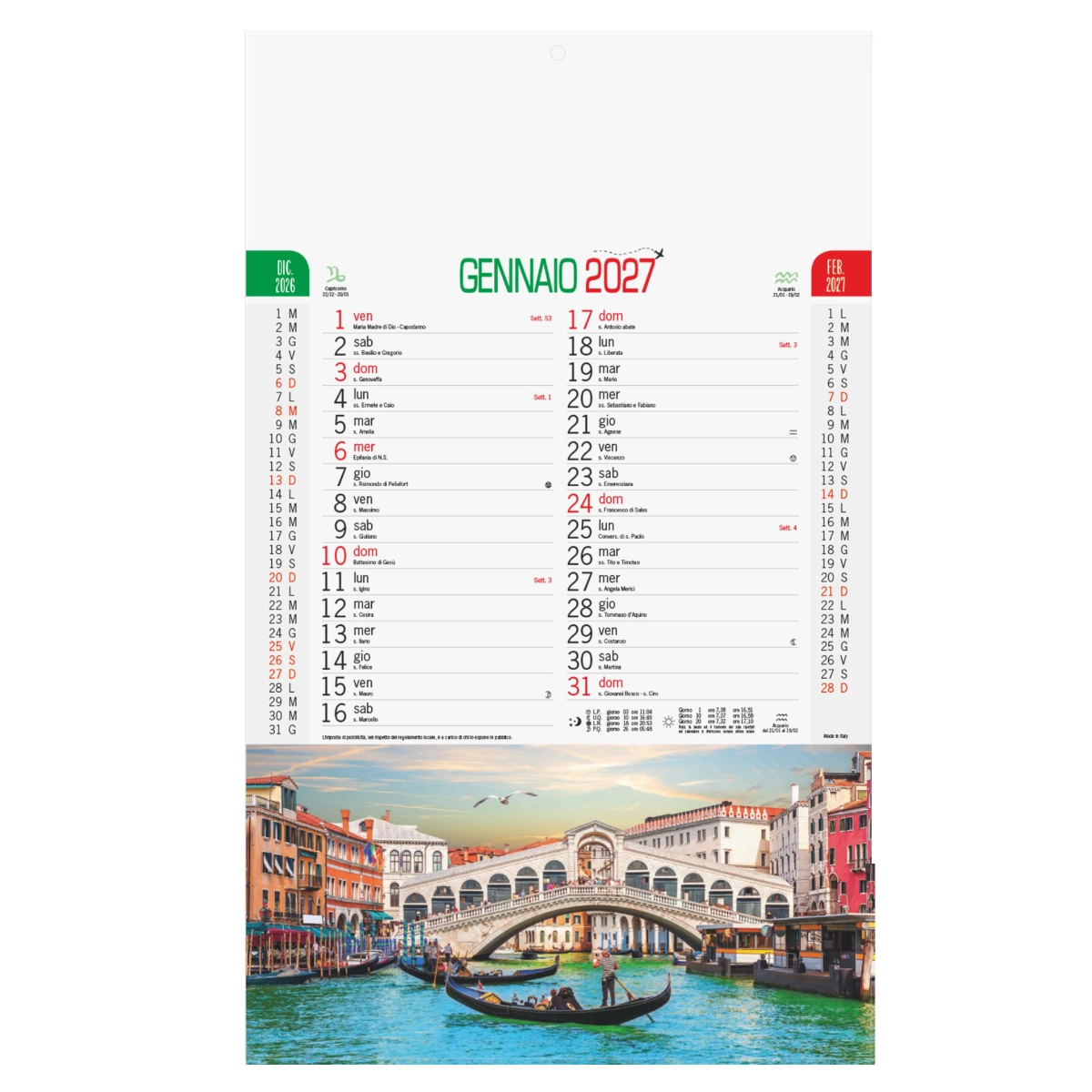 Calendario paesaggi italiani Calendario paesaggi italiani