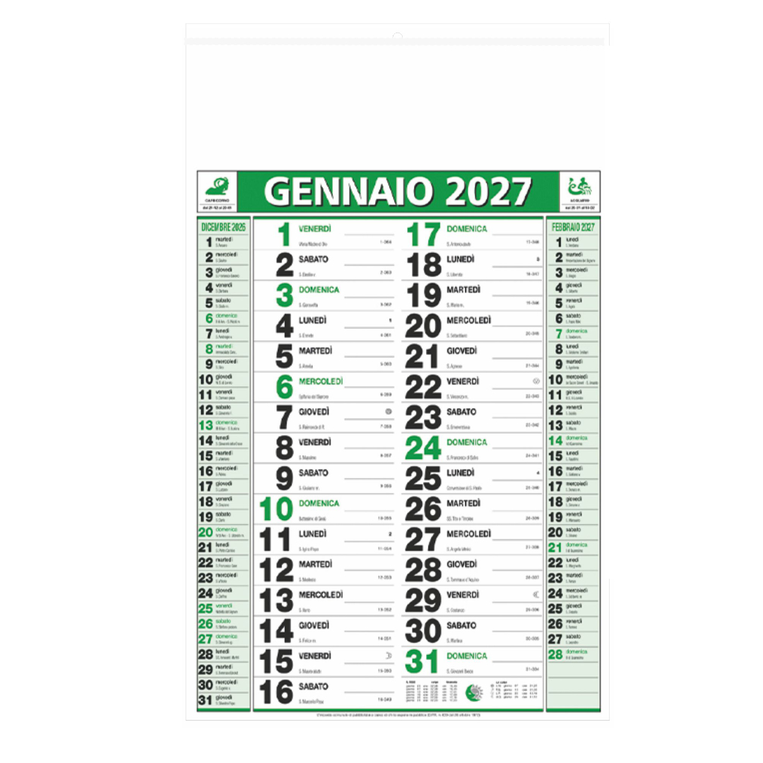 Calendario olandese classic Calendario olandese classic