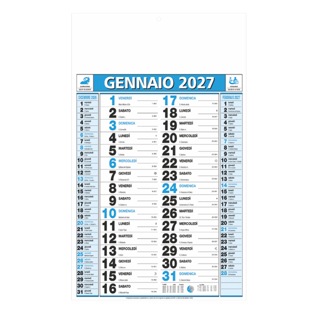 Calendario olandese classic Calendario olandese classic
