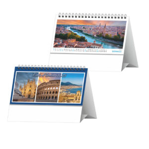 Calendario da tavolo con paesaggi