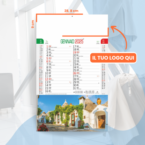 Calendario paesaggi italiani