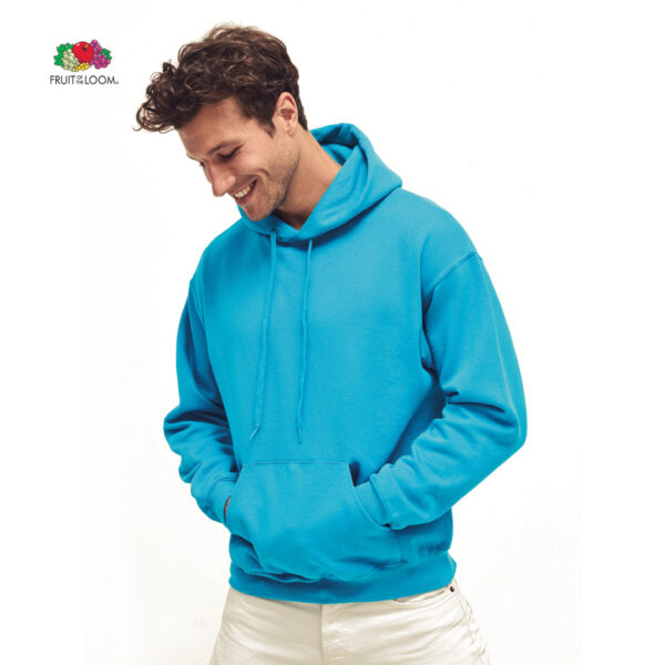 Felpa con cappuccio e tascone uomo Fruit of the Loom