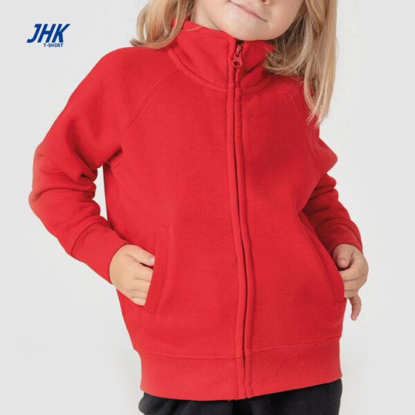 Giacca senza cappuccio con zip intera bimbo JHK