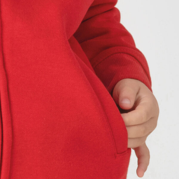 Giacca senza cappuccio con zip intera bimbo JHK - immagine 2