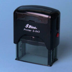 Timbro autoinchiostrante Shiny Printer ( 47 mm x 18 mm)