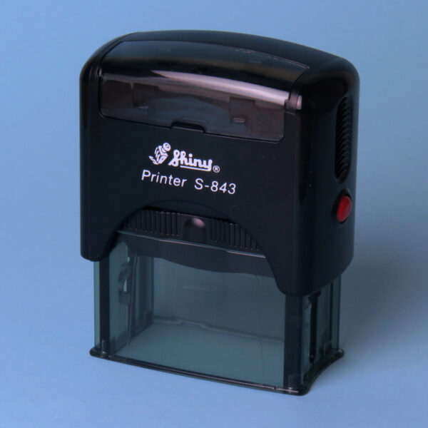 Timbro autoinchiostrante Shiny Printer ( 47 mm x 18 mm)