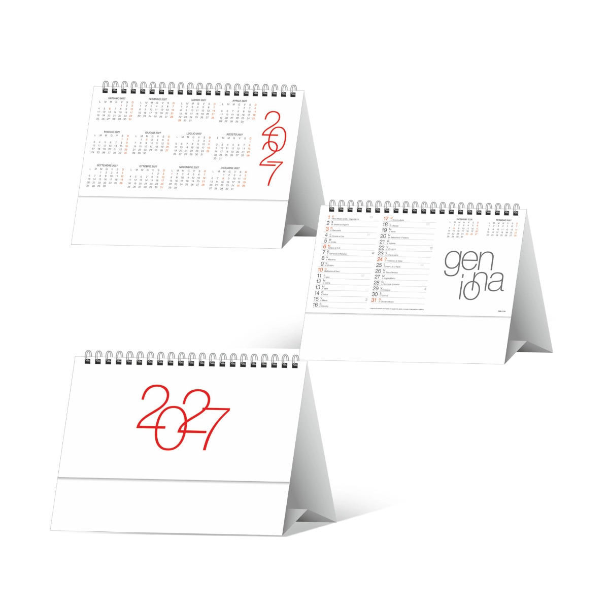 Calendario da tavolo Minimal Calendario da tavolo Minimal