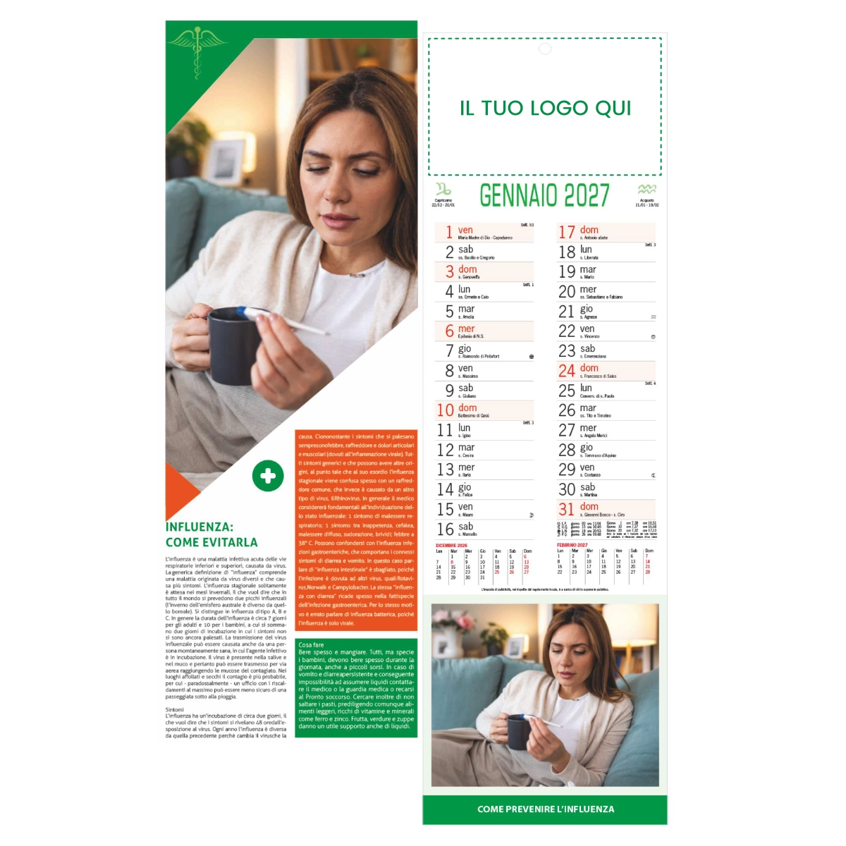 Calendario silhouette Farmacia