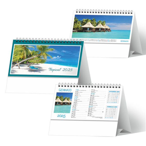Calendario da tavolo Paesaggi Tropicali