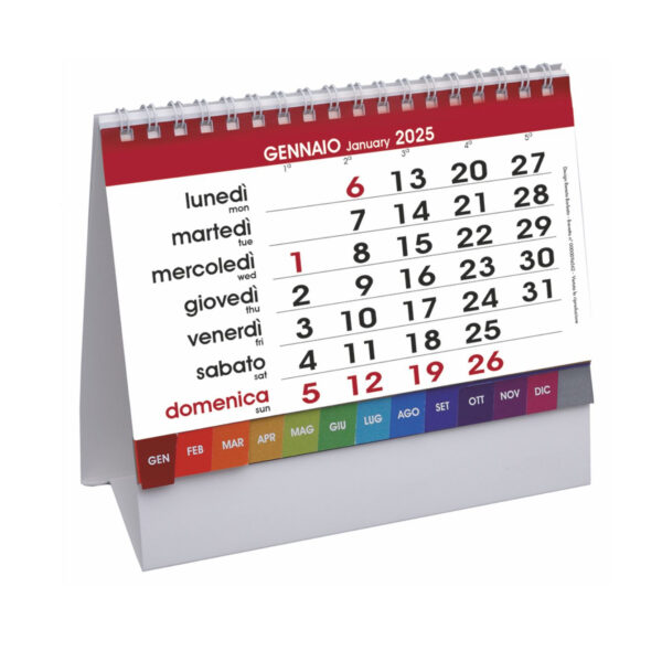 Calendario da tavolo con rubricatura - immagine 2