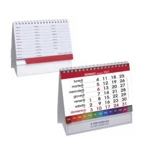 Calendario da tavolo con Rubricatura