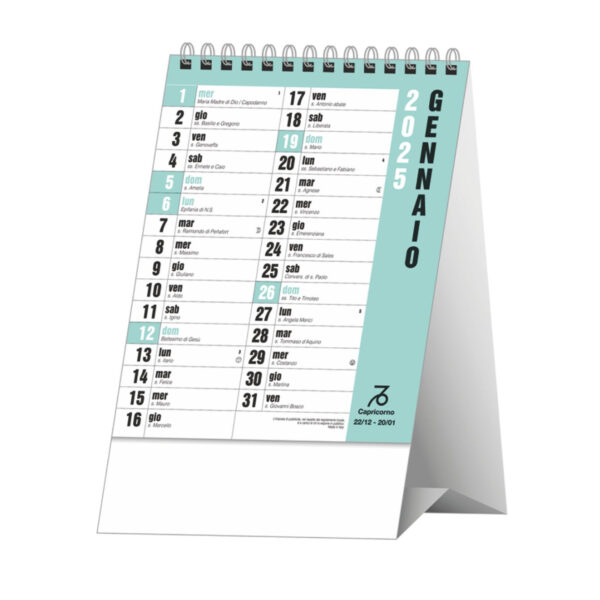 Calendario da tavolo verticale - immagine 2