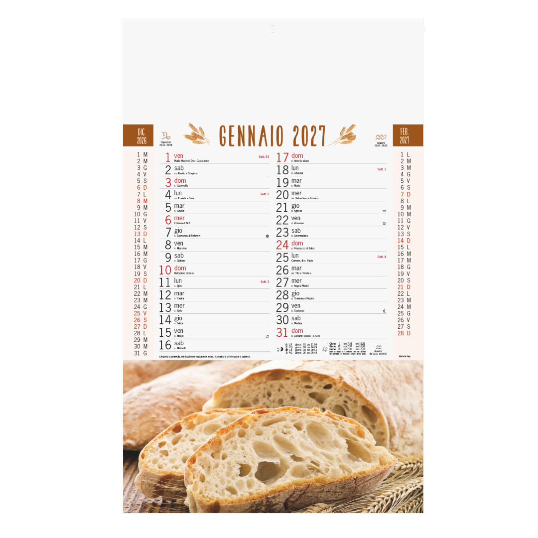 Calendari Pane Calendari Pane