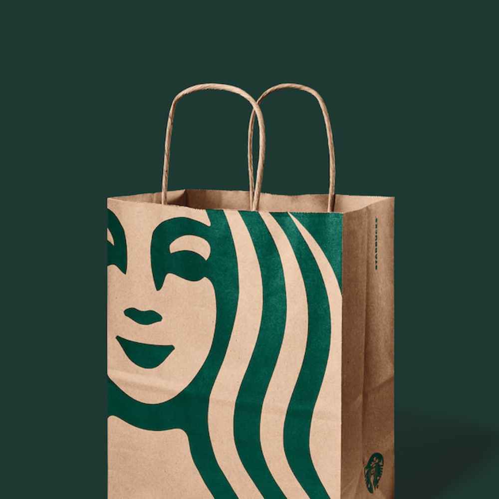 esempio di una shopper che ha promosso un'azienda