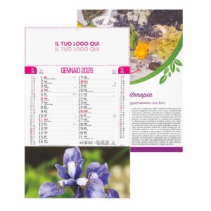 Calendario fiori personalizzato