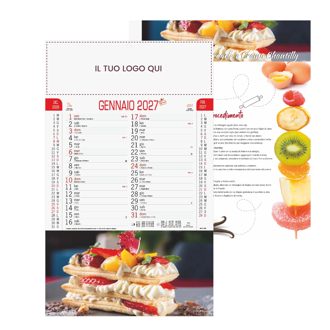 Calendario Dolci