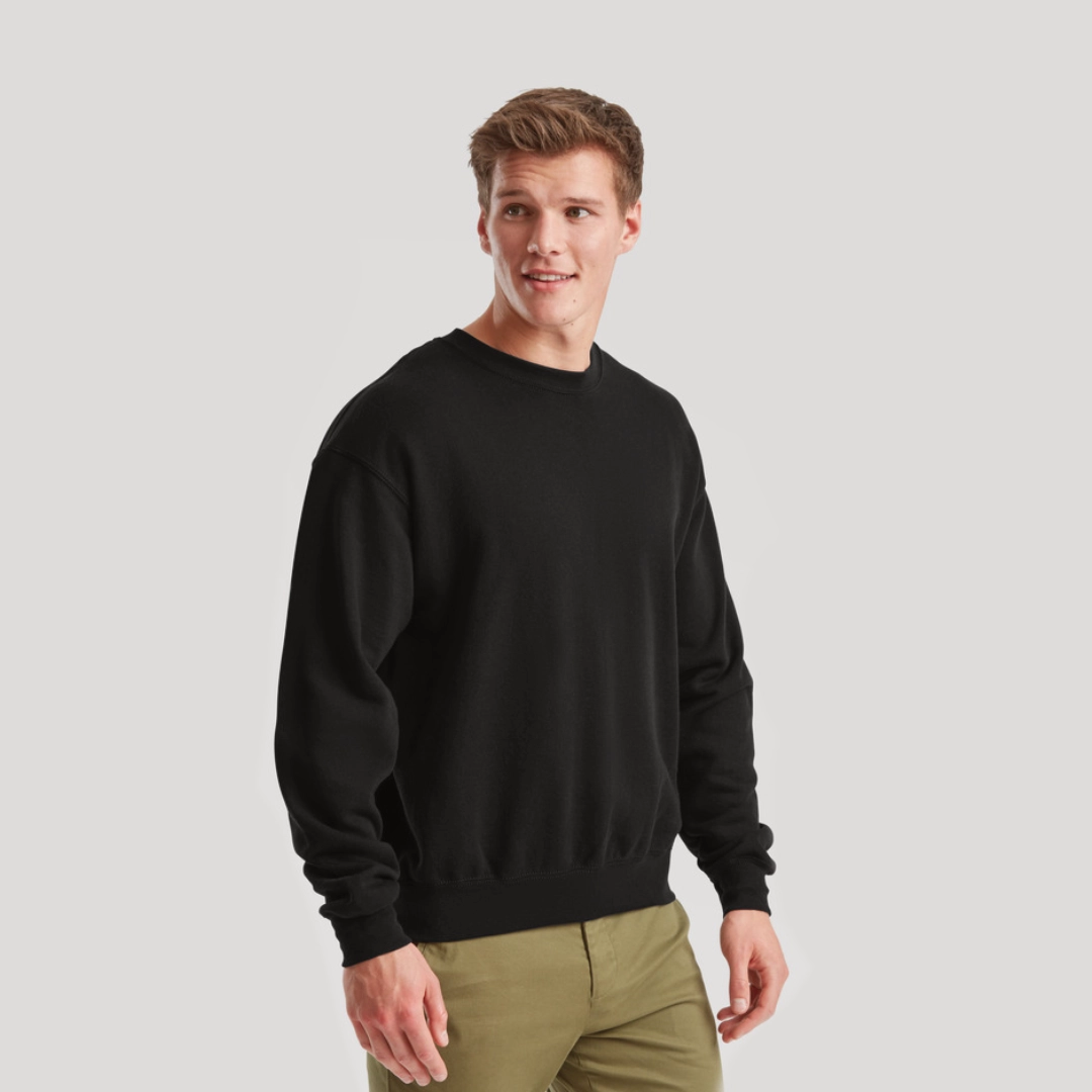 Felpa girocollo senza cappuccio unisex 280 g/m² Fruit of the Loom Felpa girocollo senza cappuccio unisex 280 g/m² Fruit of the Loom