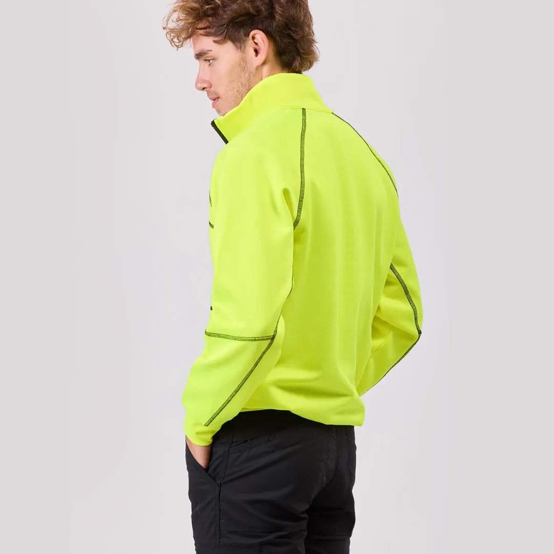 Felpa alta visibilità con cuciture contrasto 280 g/m² Workteam Felpa alta visibilità con cuciture contrasto 280 g/m² Workteam