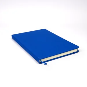 Block notes A5 Cilux con copertina rigida in PU vista frontale con elastico