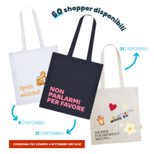Personalizza la tua shopper! Fiera Conselve 2026