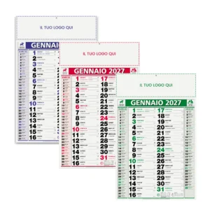 Calendario Olandese Notes 2027 con Retro Note e Planning